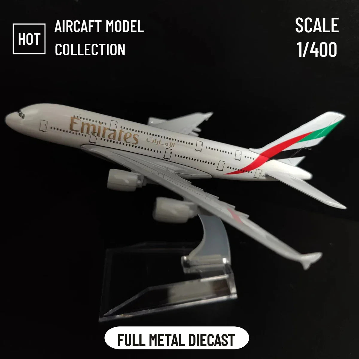 Model samolotu Fly Emirates A380 1:400