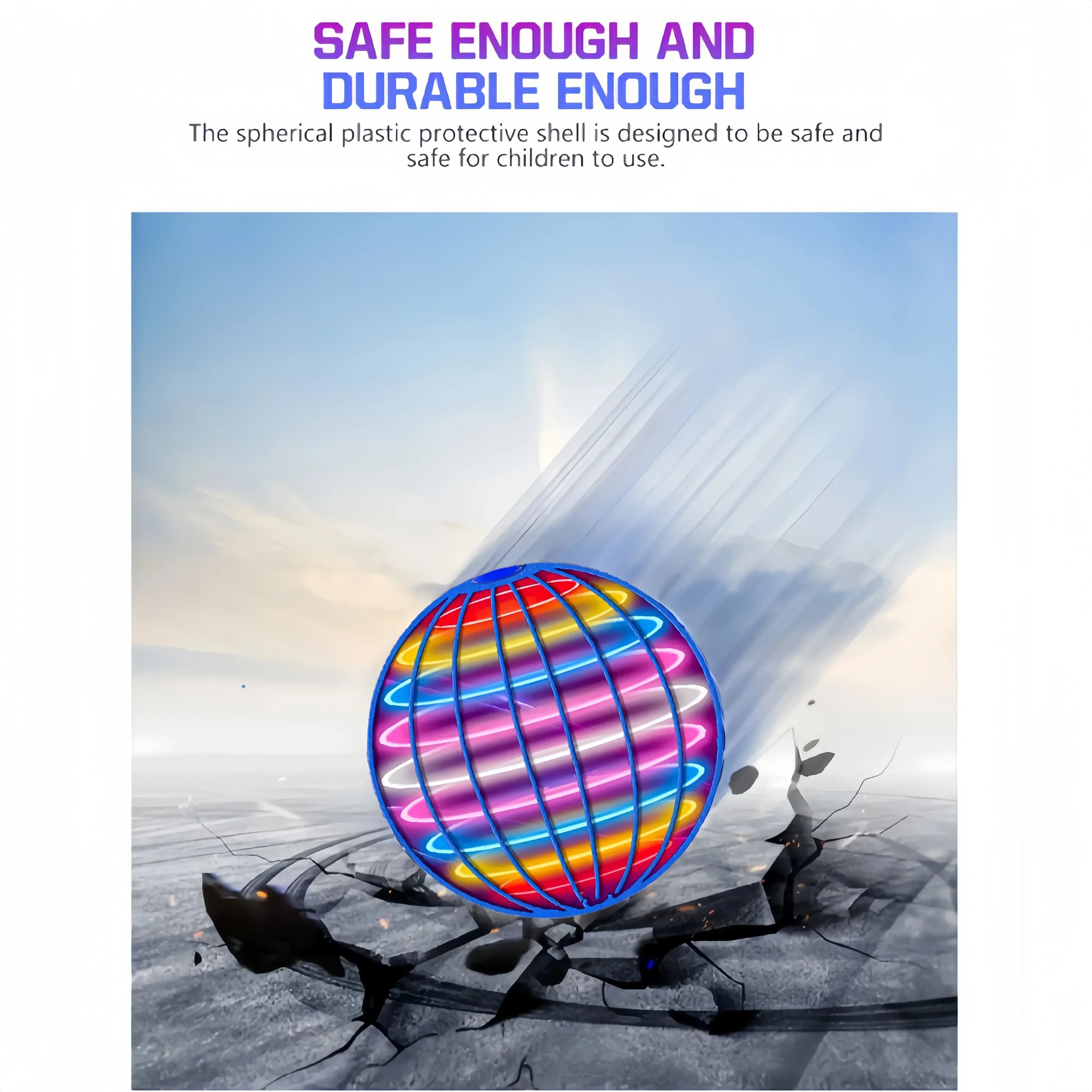 Latająca piłka LED boomerang dla dzieci