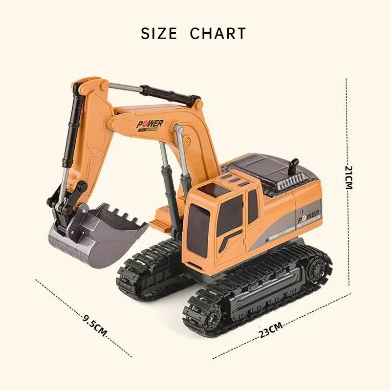 Zdalnie sterowana koparka 1:22 dla dzieci