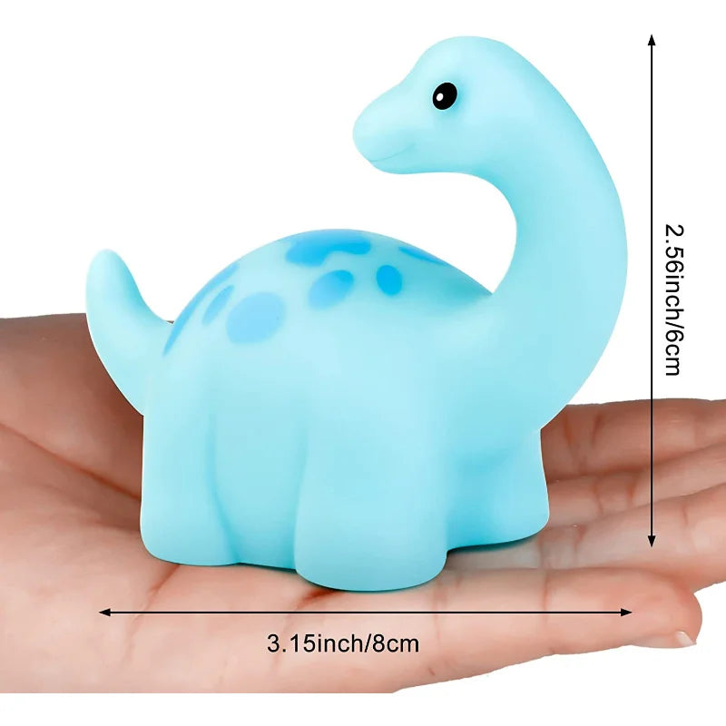 Zestaw świecących dinozaurów do kąpieli