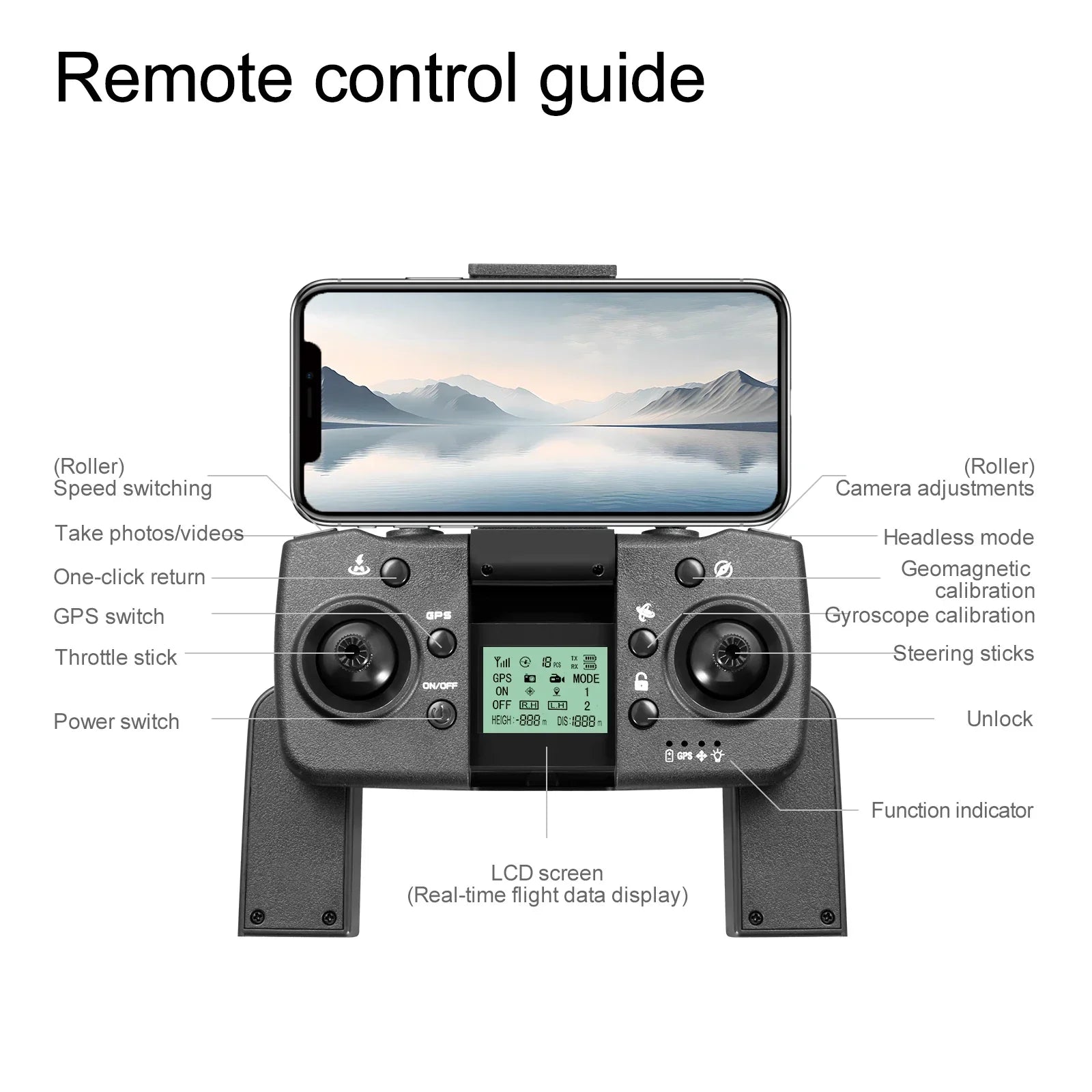 Dron S188 GPS 8K z kamerą 5G