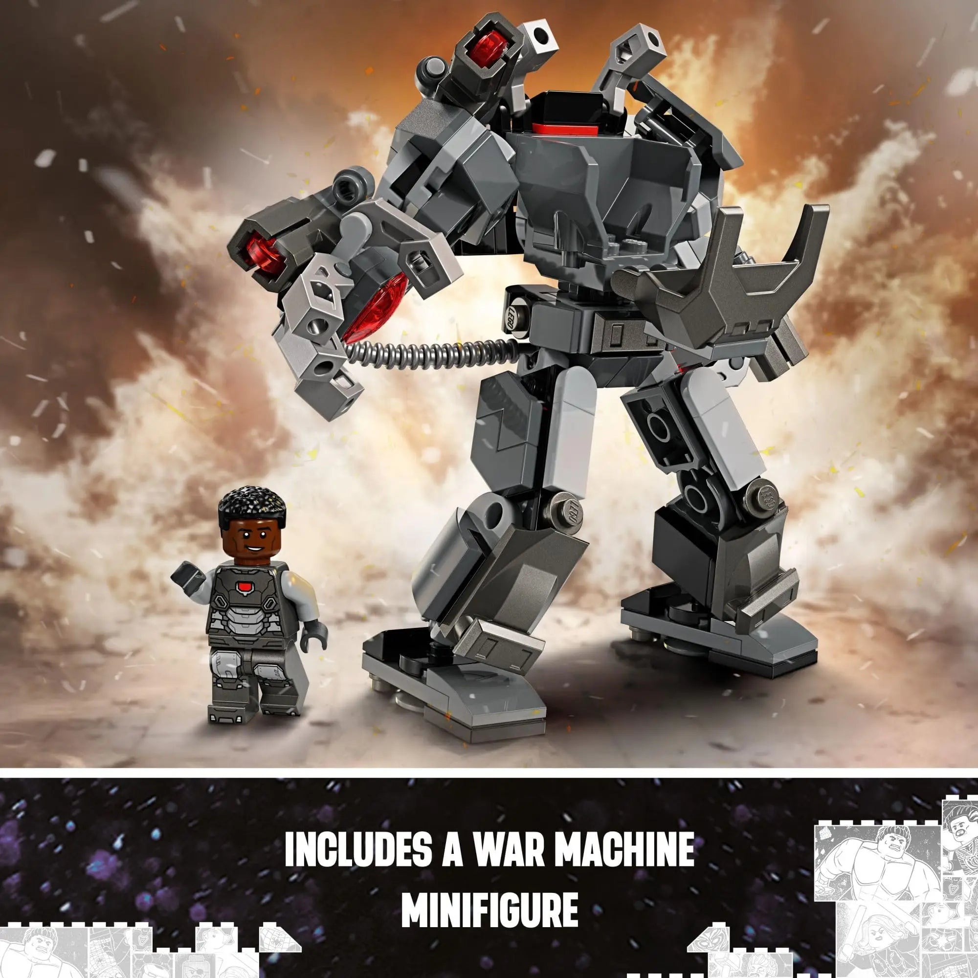 LEGO War Machine Mech Armor Marvel 76277