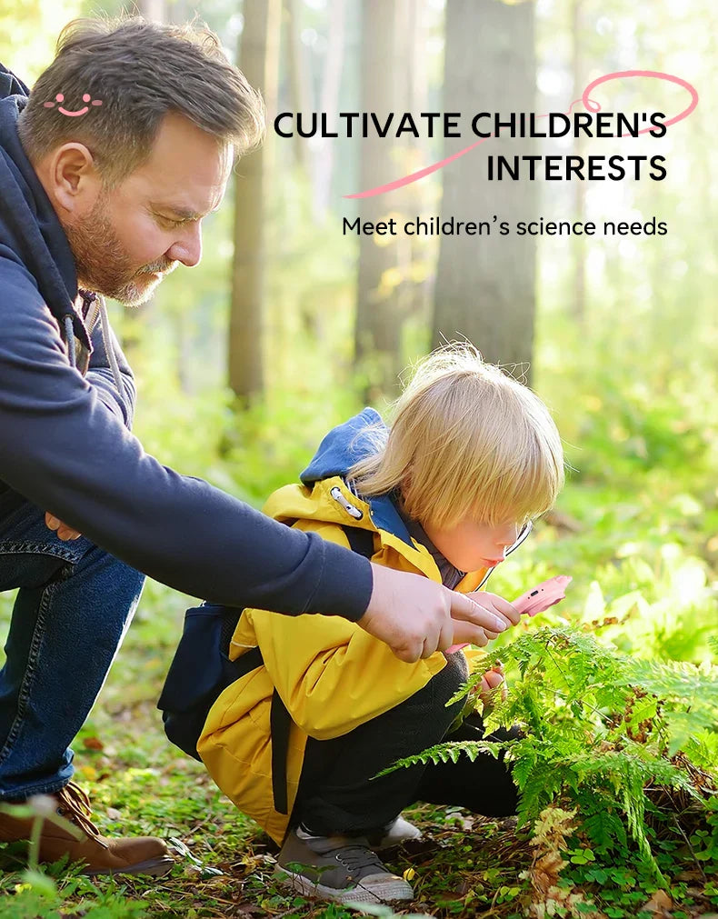 Mikroskop optyczny 200MP dla dzieci 500x