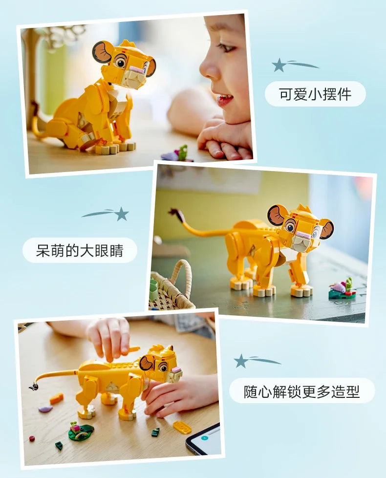 LEGO Simba Król Lew - klocki Disney